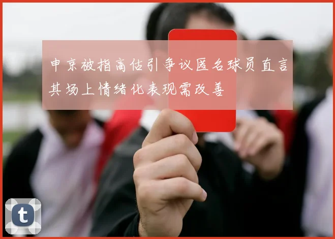 申京被指高估引争议匿名球员直言其场上情绪化表现需改善